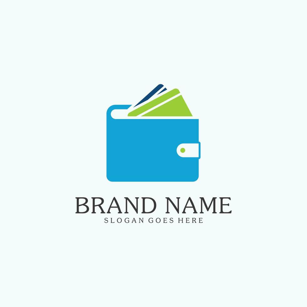 Vector Digital Wallet Logo Template