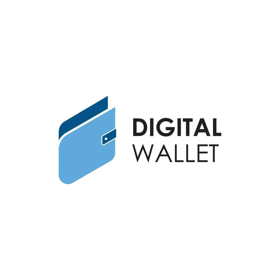 Vector Digital Wallet Logo Template
