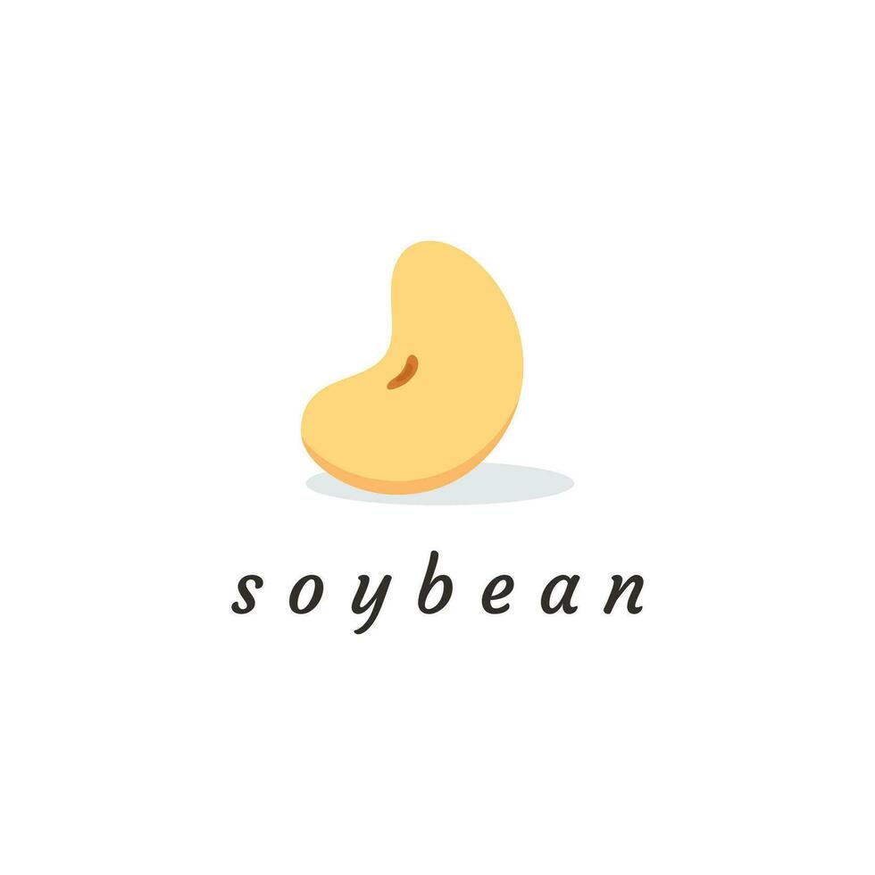 Soybean Logo Template with Modern Concept vector