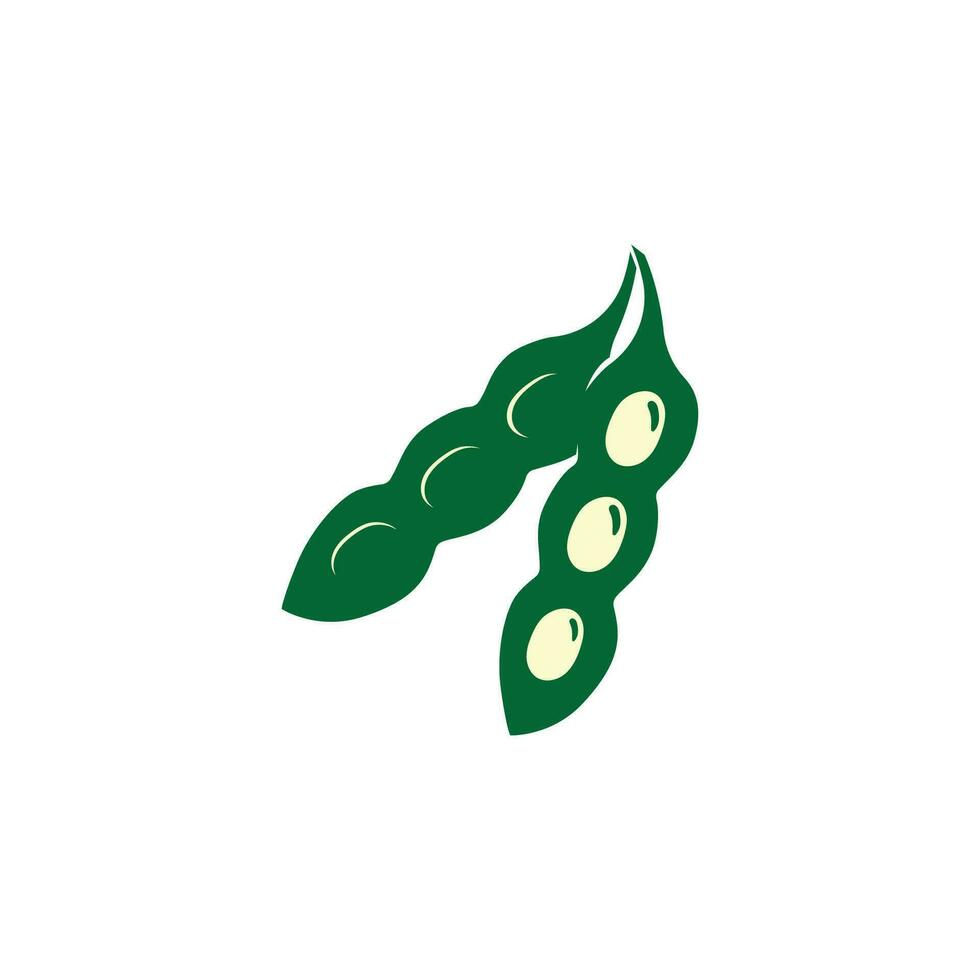 Soybean Logo Template with Modern Concept vector