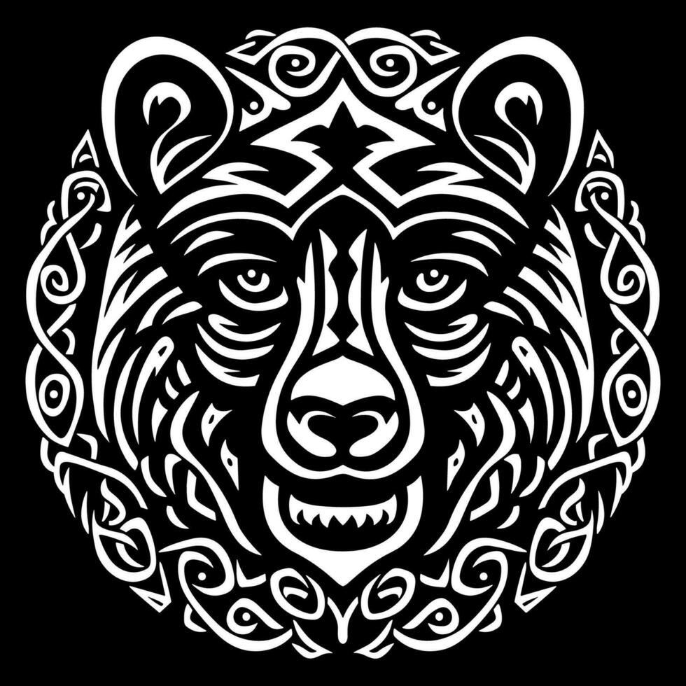 Celtic bear knot vector