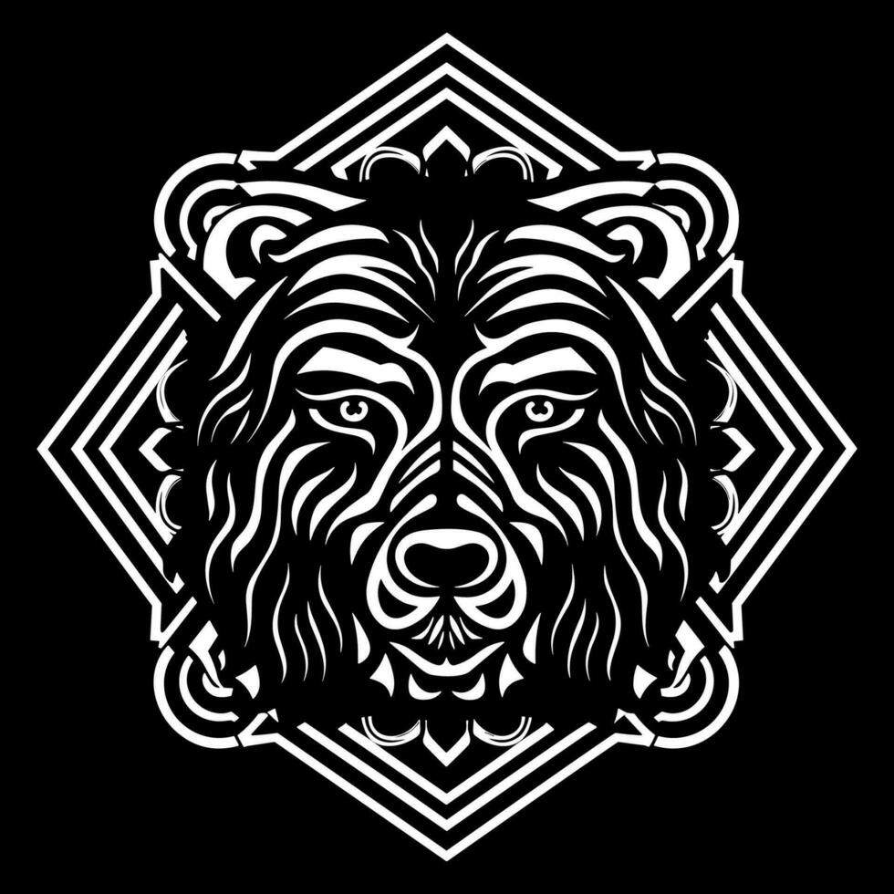 Celtic bear knot vector