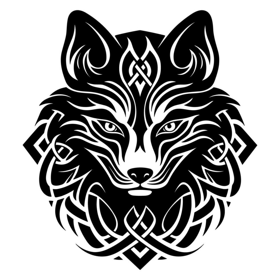 Fox celtic knot vector