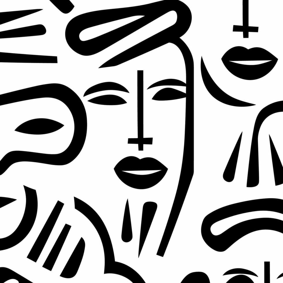 Vector minimalist pattern