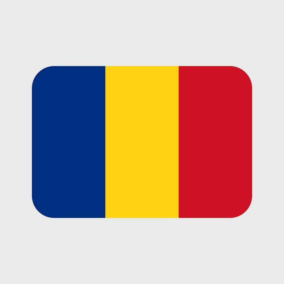 Romania flag vector icons set of illustrations