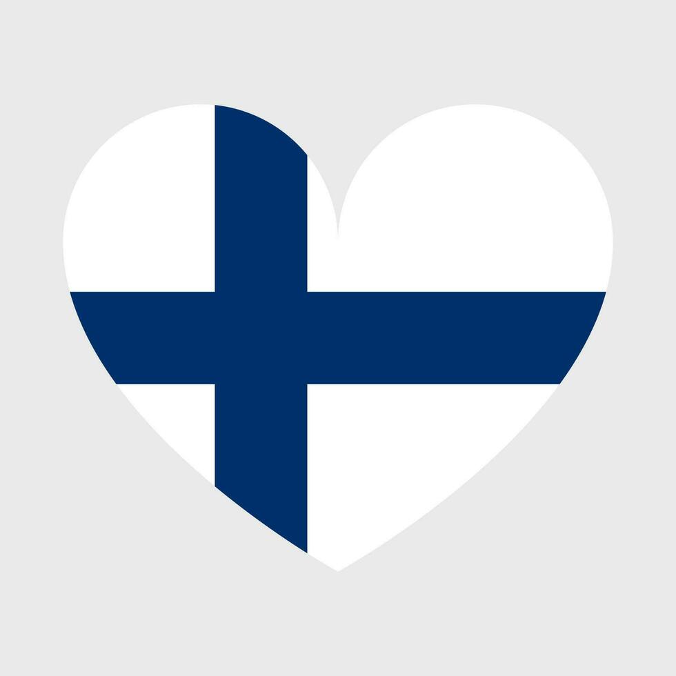 Finland flag vector icons set of illustrations