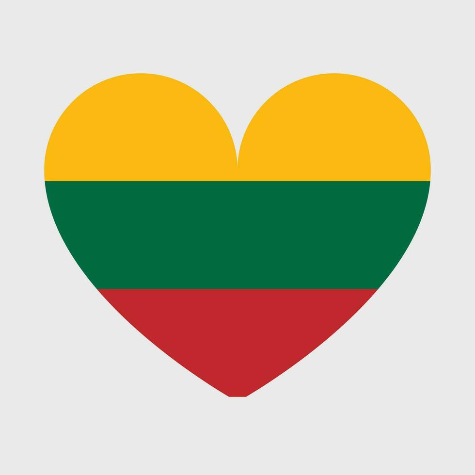 Lithuania flag vector icons set of illustrations