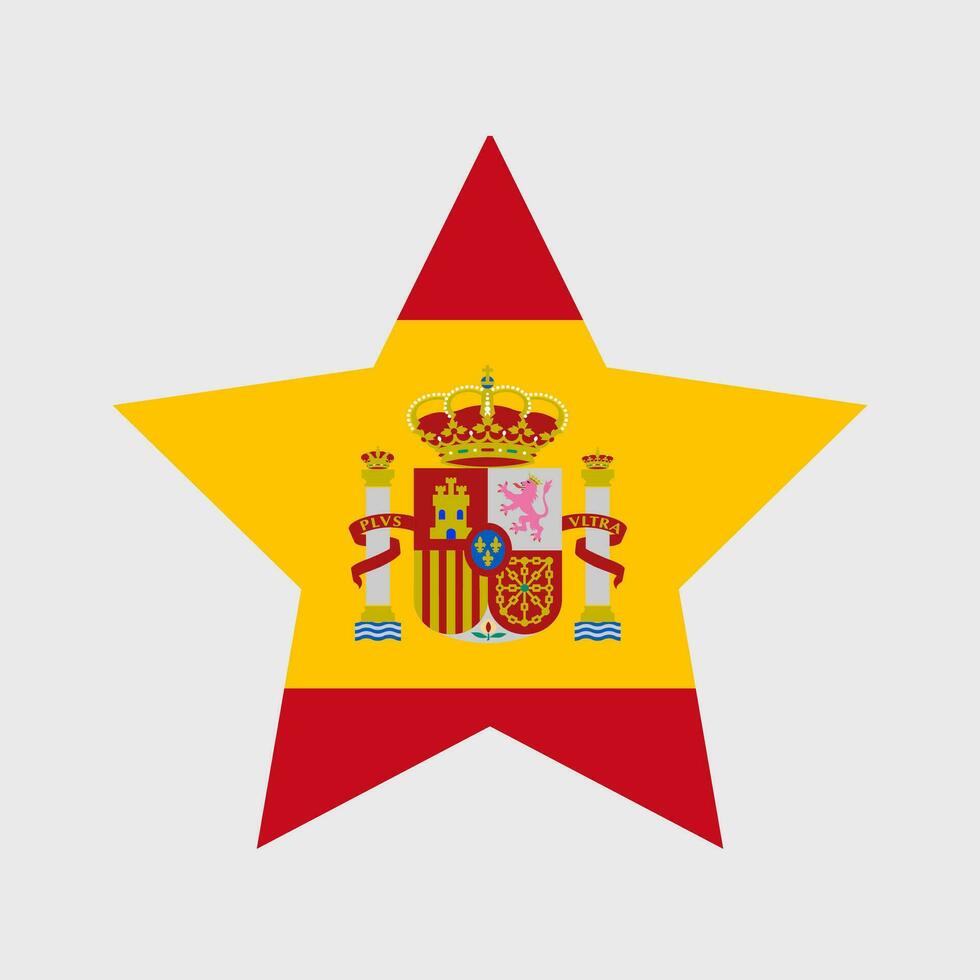 Spain flag vector icons set of illustrations