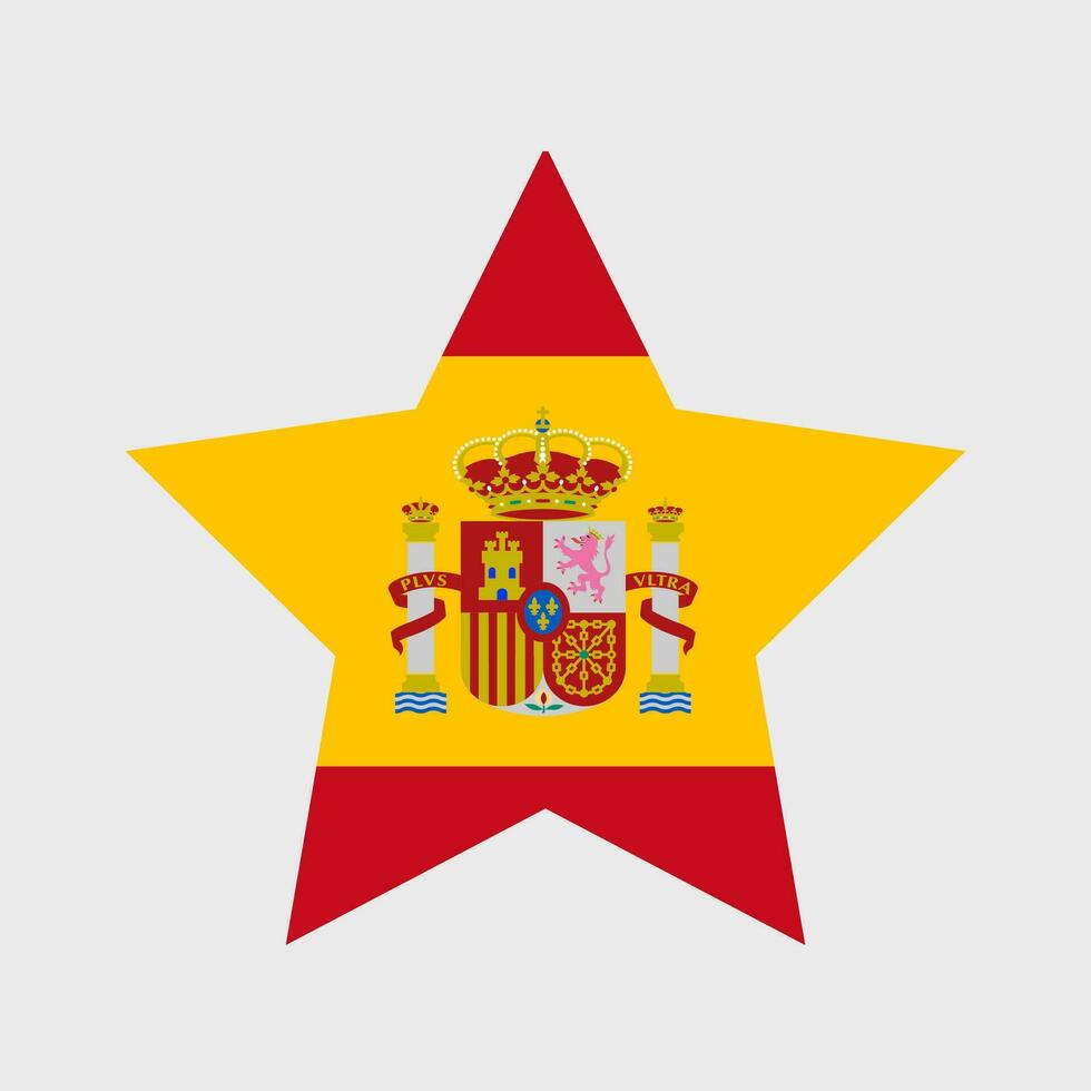 España bandera vector íconos conjunto de ilustraciones