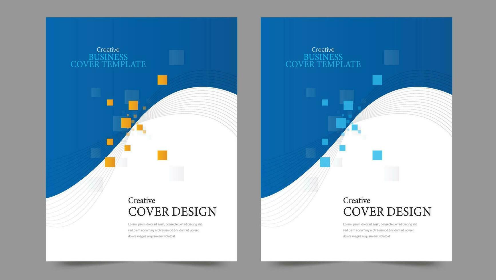 Cover template flyer design vector background