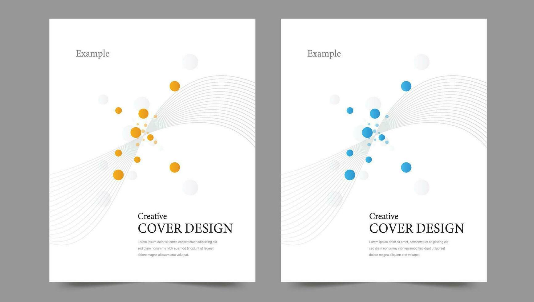 Cover template flyer design vector background