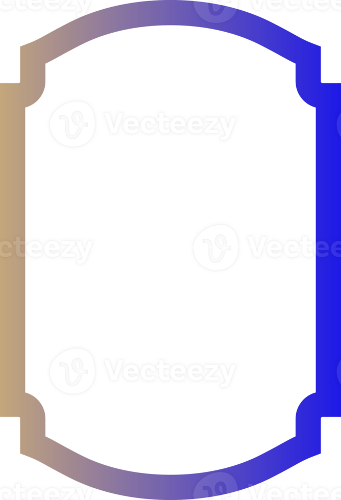 Frame with gradient for decoration. png