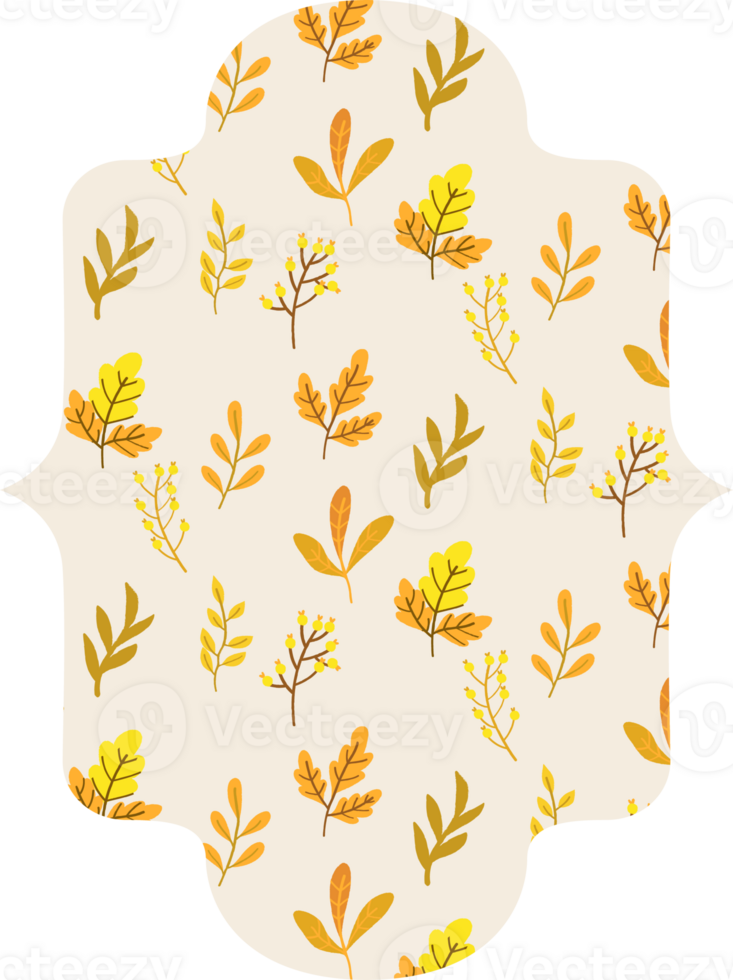 Background with leaves abstract design. png