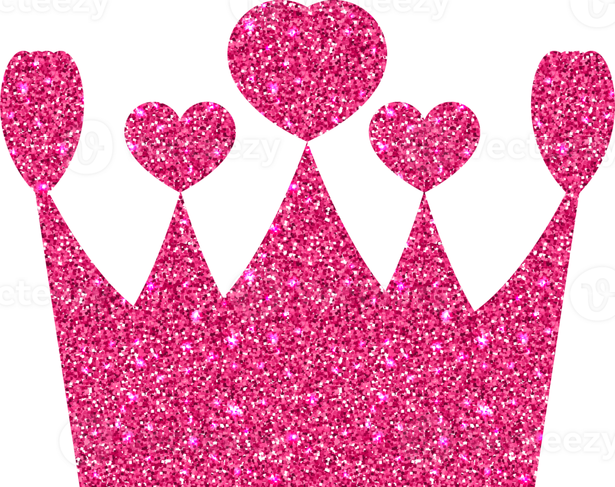 rosado corona fiesta diseño decoración. png