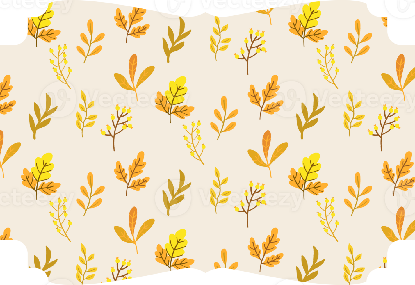 Background with leaves abstract design. png