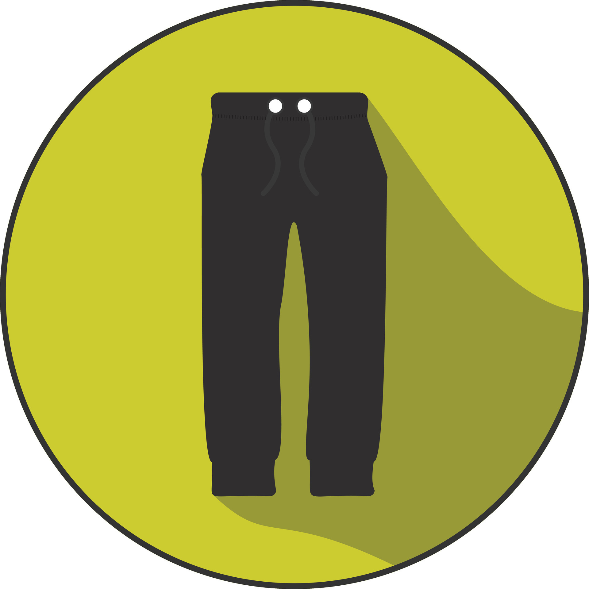 Pant icon - flat fashion icons 25948038 Vector Art at Vecteezy