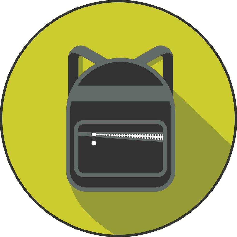 Backpack icon - flat baggage icons vector