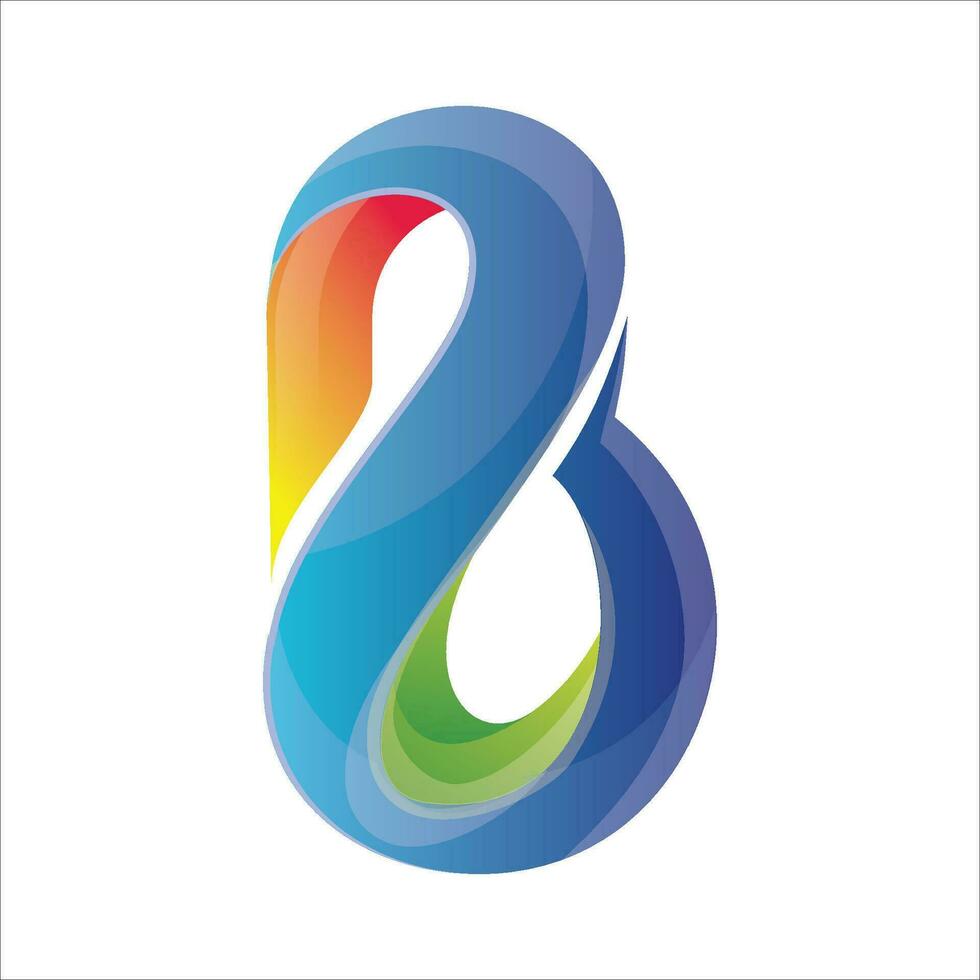 B letter logo vector