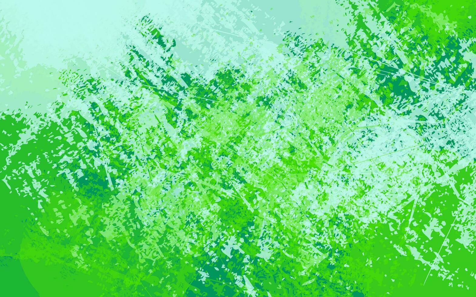 Abstract grunge texture green color background vector