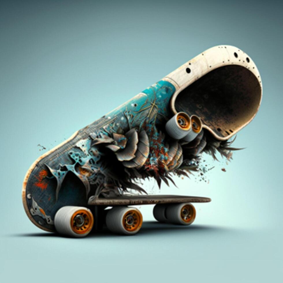 modern style skates photo