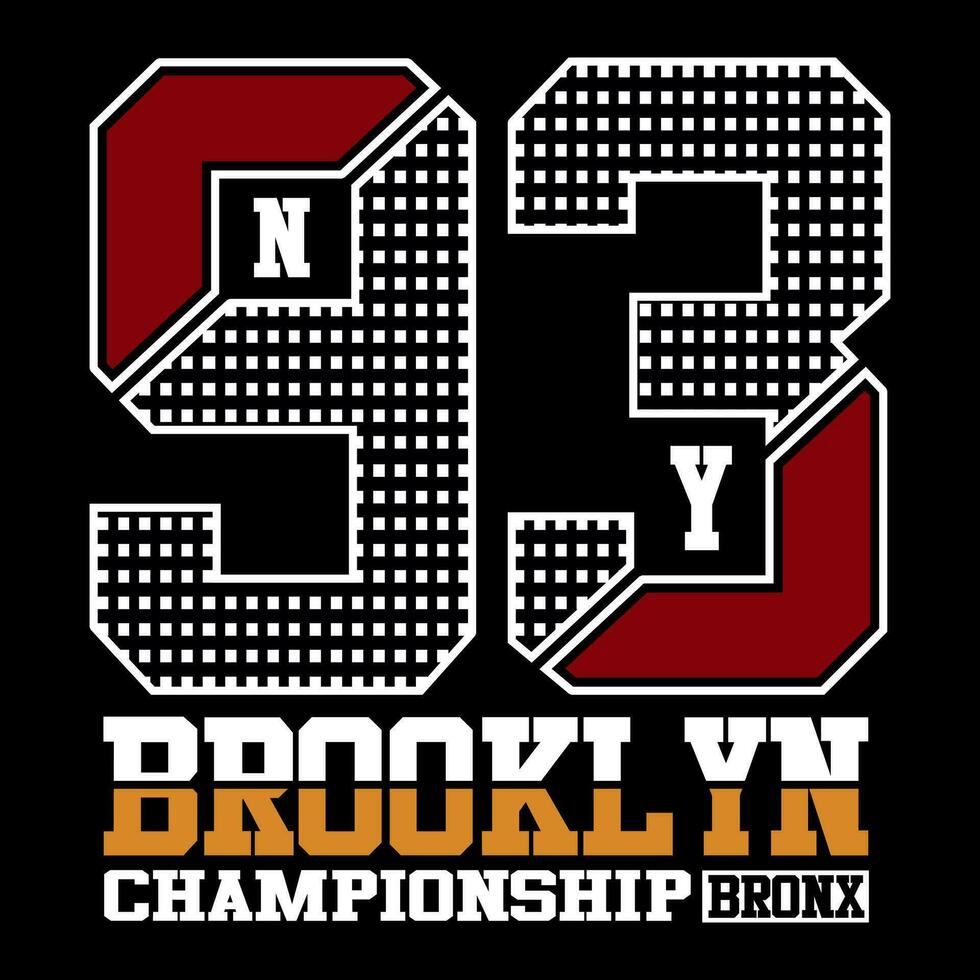 brooklyn text,logo typography vector design