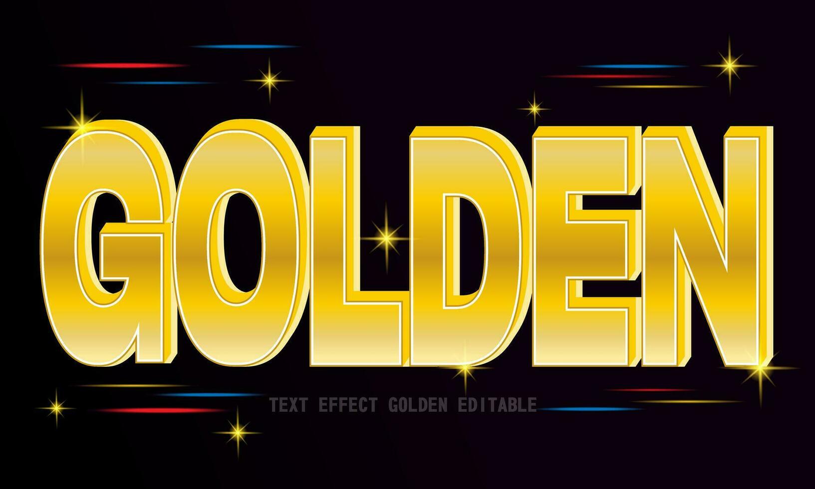 text effect lettering vector design