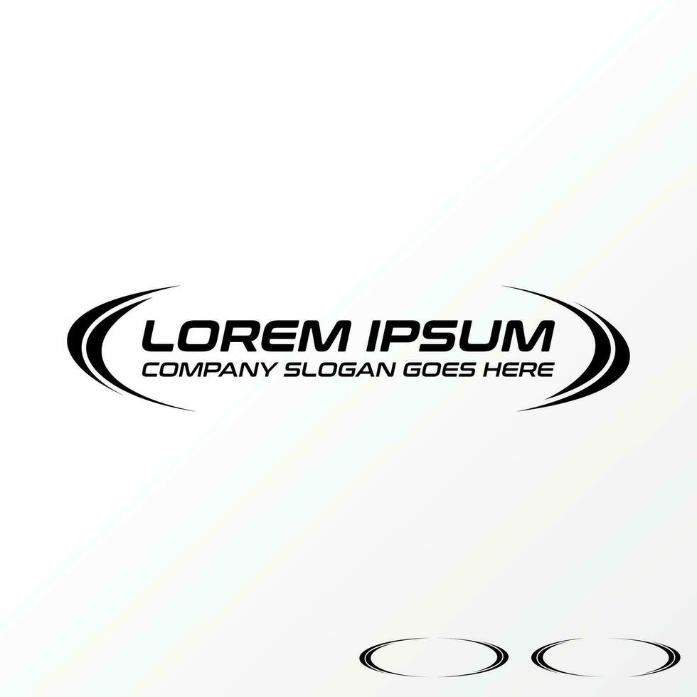 Logo design graphic concept creative abstract premium free vector stock simple cutting swoosh ellipse emblem template. Related to around unique sign