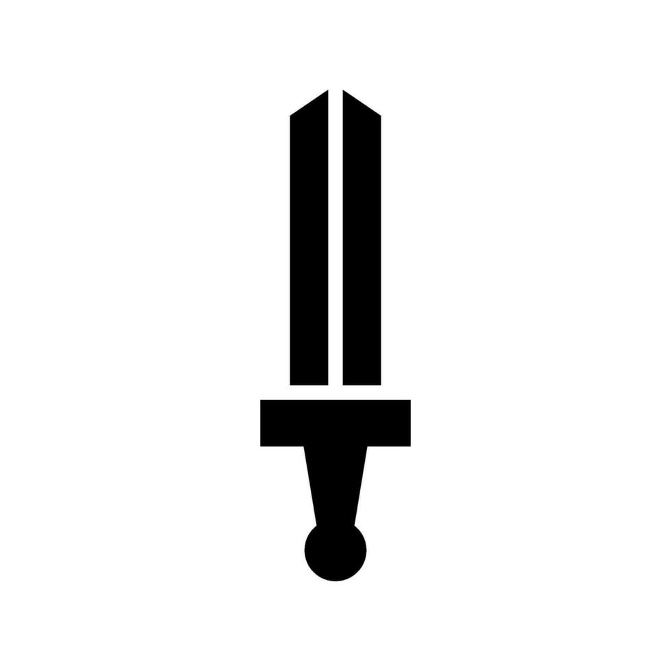 Sword Icon Vector Symbol Design Illustration