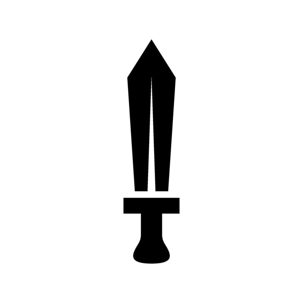 Sword Icon Vector Symbol Design Illustration