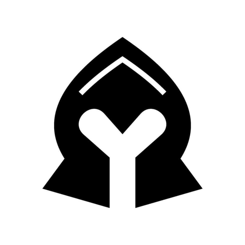 Helmet Spartan Icon Vector Symbol Design Illustration