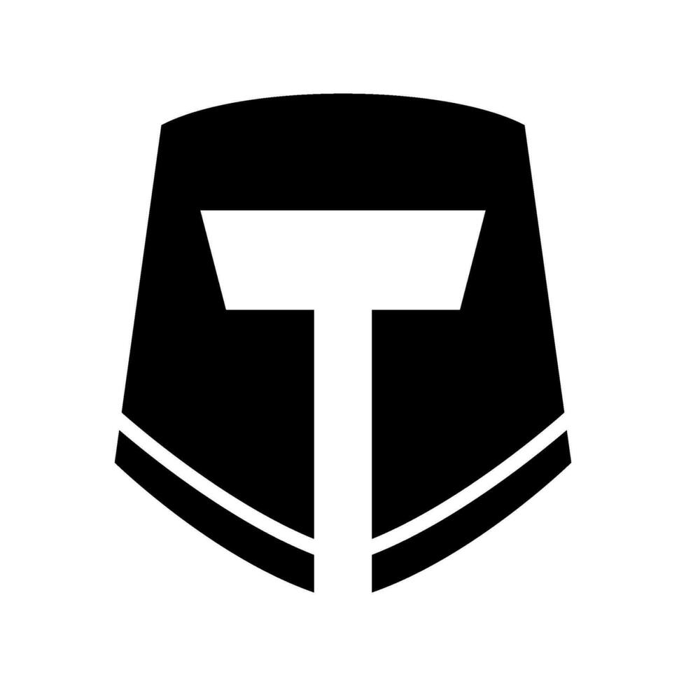 casco espartano icono vector símbolo diseño ilustración