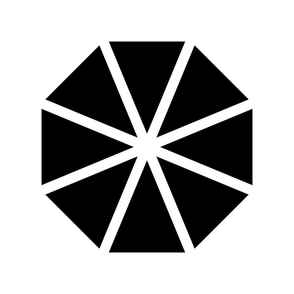Octagon Icon Vector Symbol Design Illustration