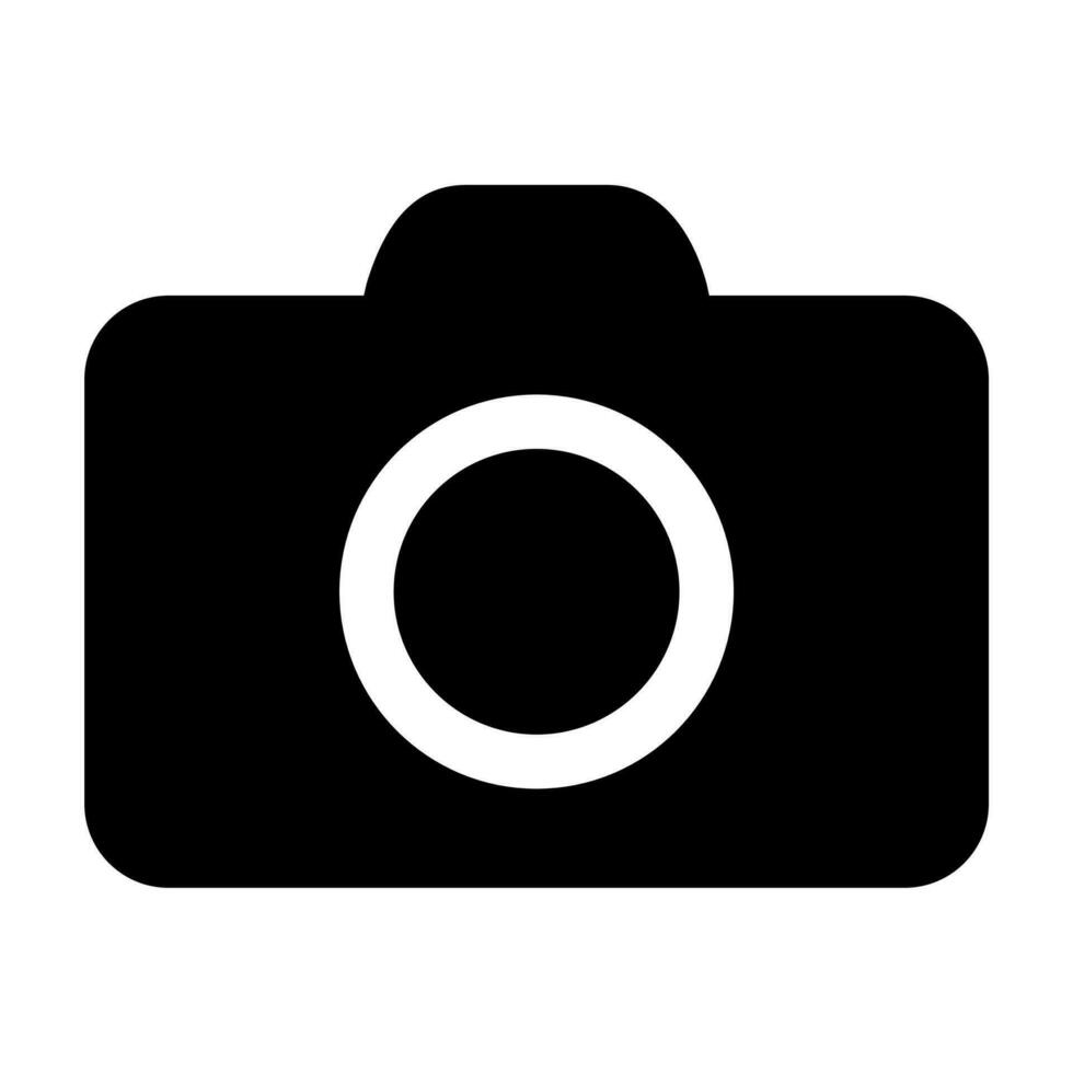 Camera Icon vector flat style isolated on grey background. Camera symbol for your website design, logo, app, UI.illustration