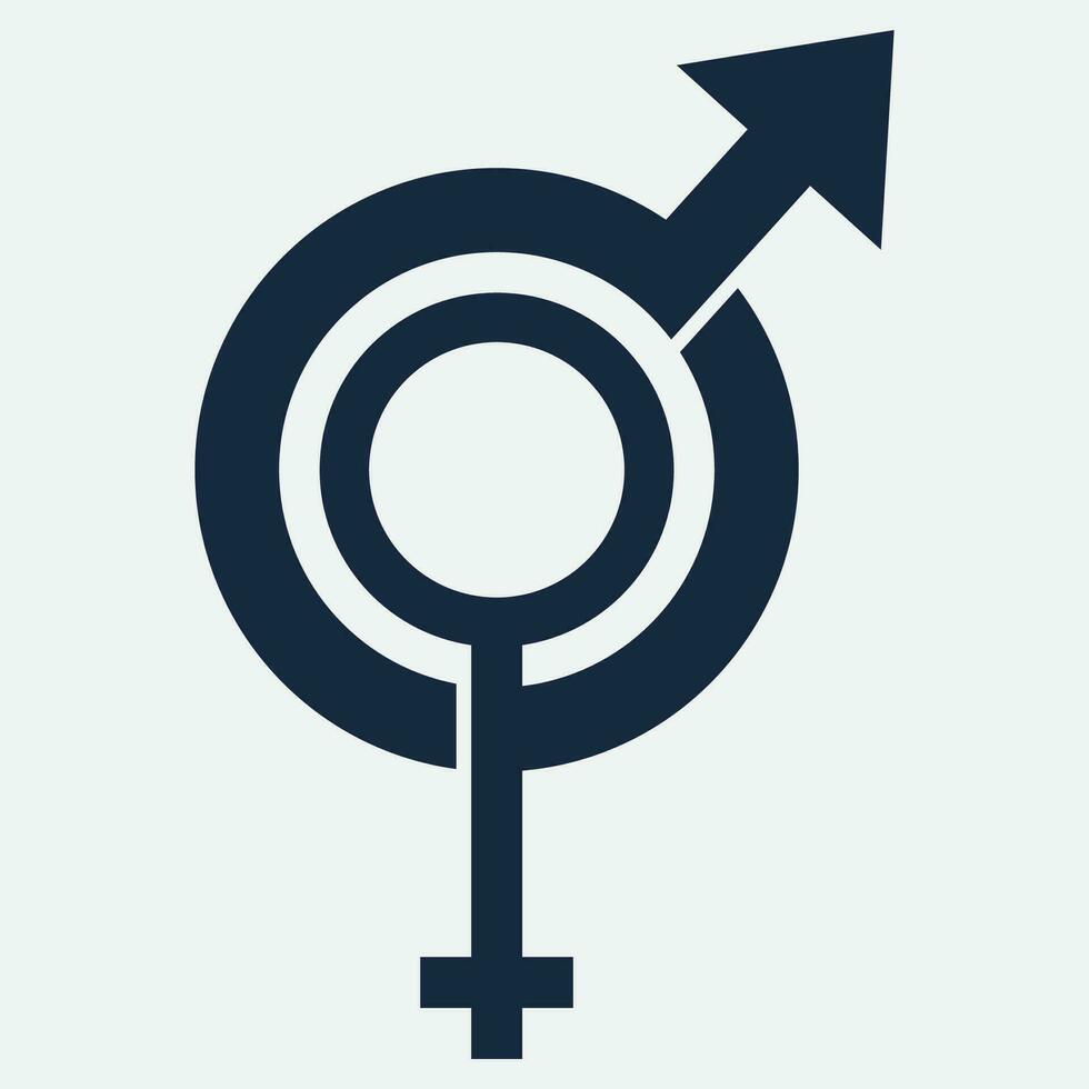 gender illustration logo. vector