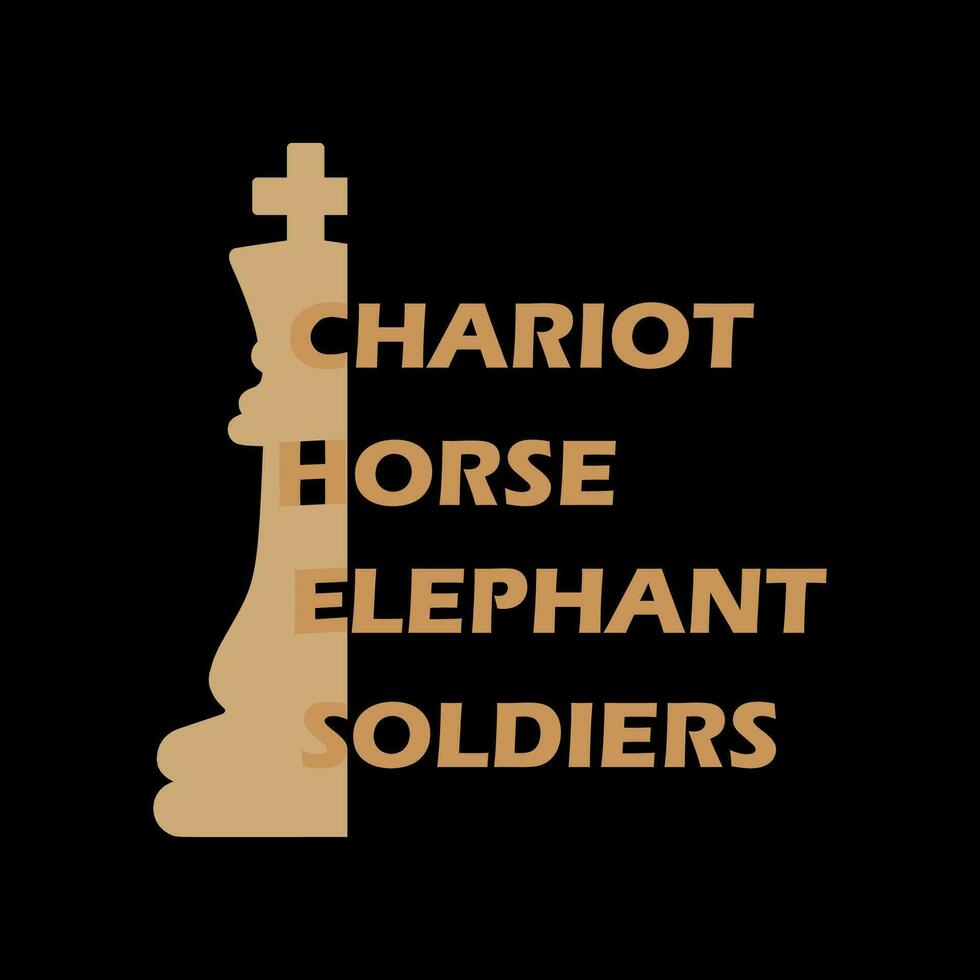 Chess T-shirt design vector