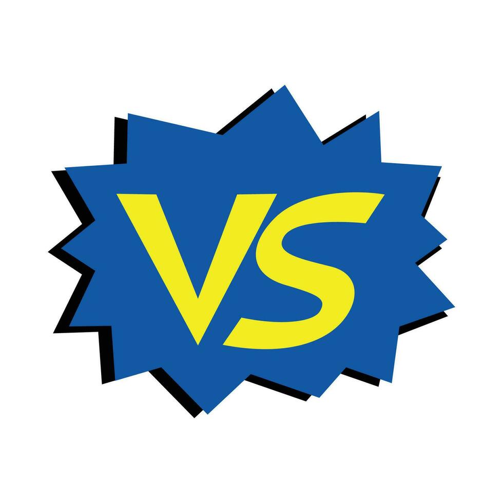 versus calligraphy design. battle competition sign and symbol. vector