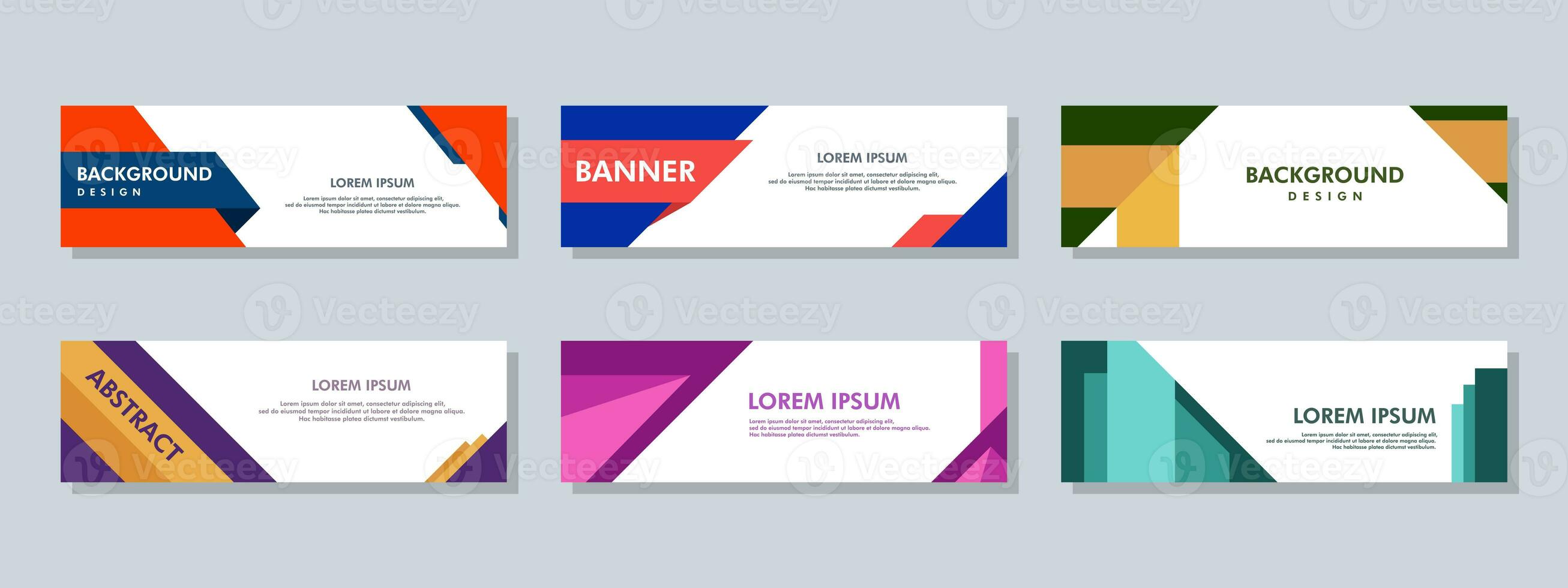 Abstract banner design. Vector shaped background. Modern Graphic Template Banner pattern for social media and web sites. photo