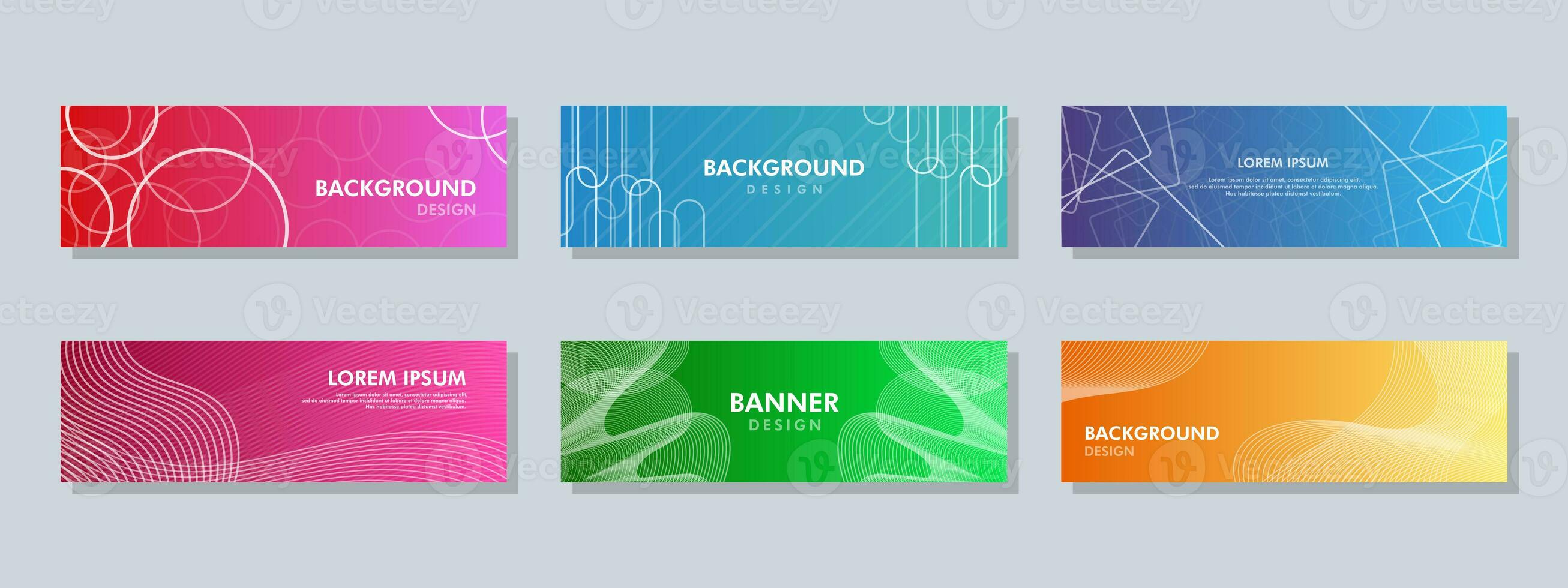 Abstract banner design. Vector shaped background. Modern Graphic Template Banner pattern for social media and web sites. photo