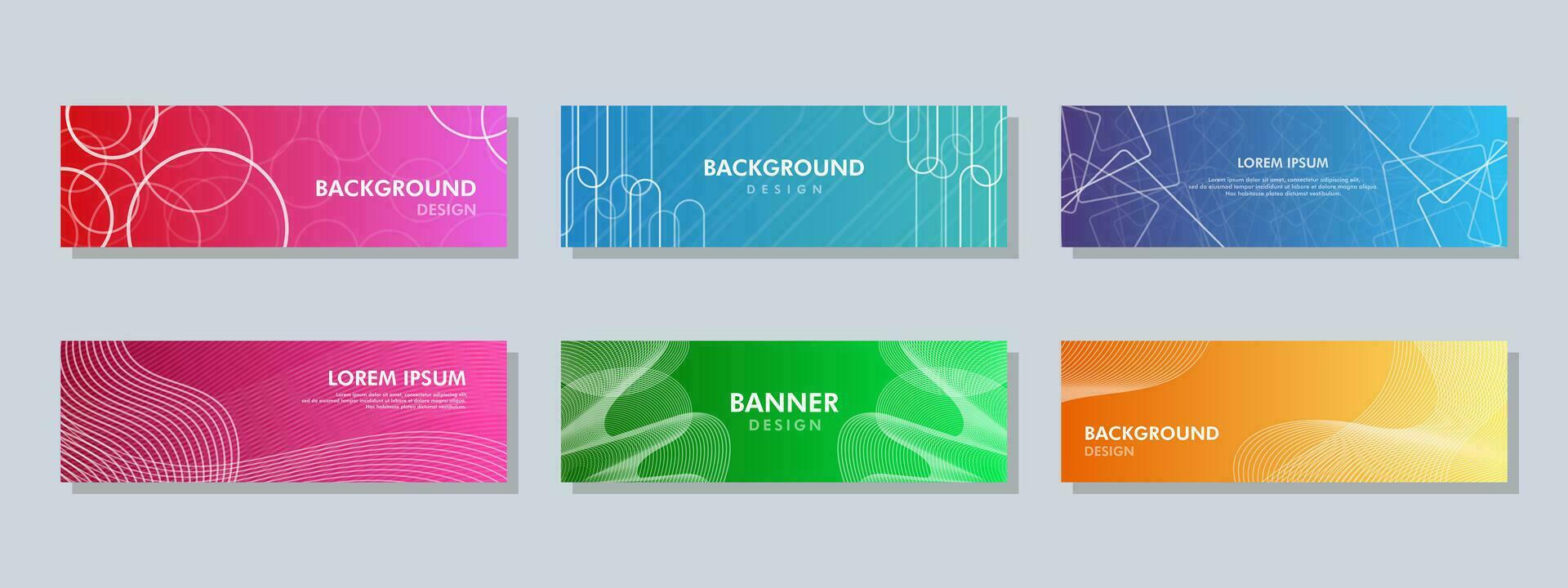 Abstract banner design. Vector shaped background. Modern Graphic Template Banner pattern for social media and web sites.