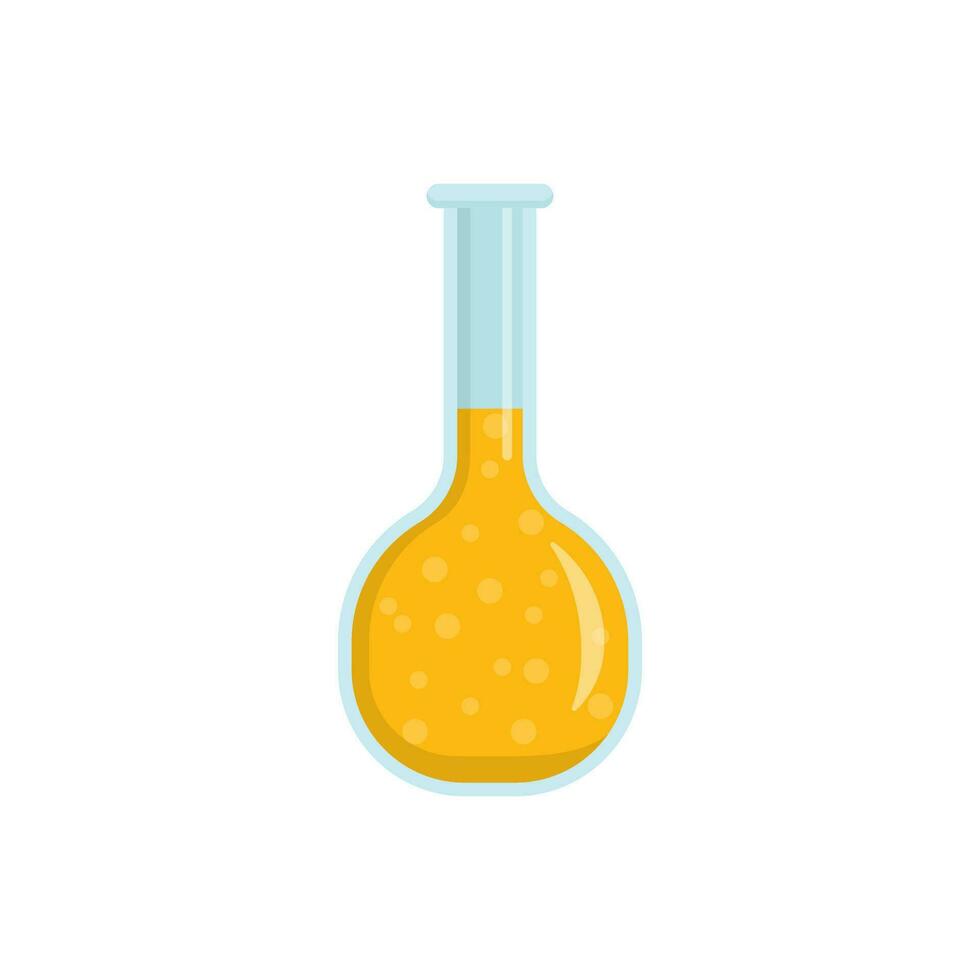 laboratory glassware equipment vector illustration in flat style design