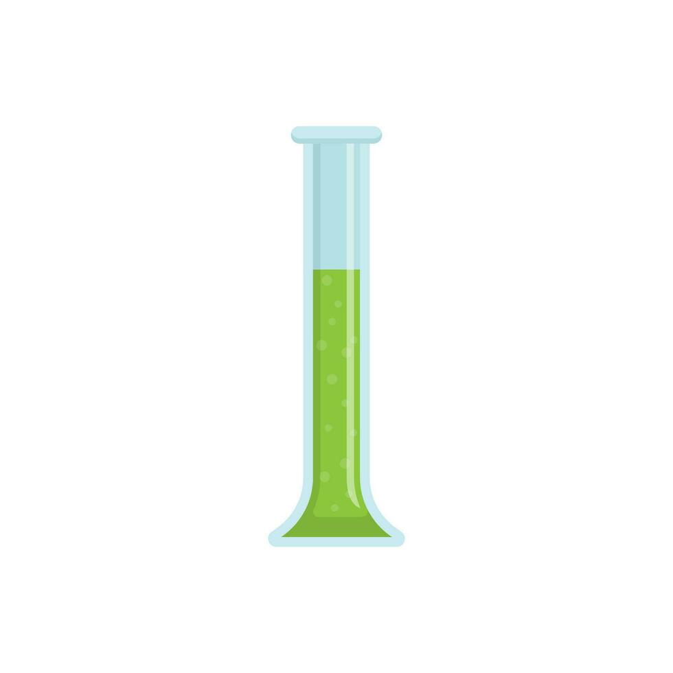 laboratory glassware equipment vector illustration in flat style design