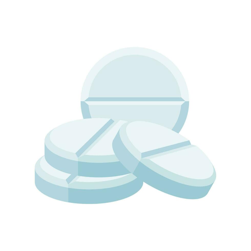 medical pill vector illustration in flat style design