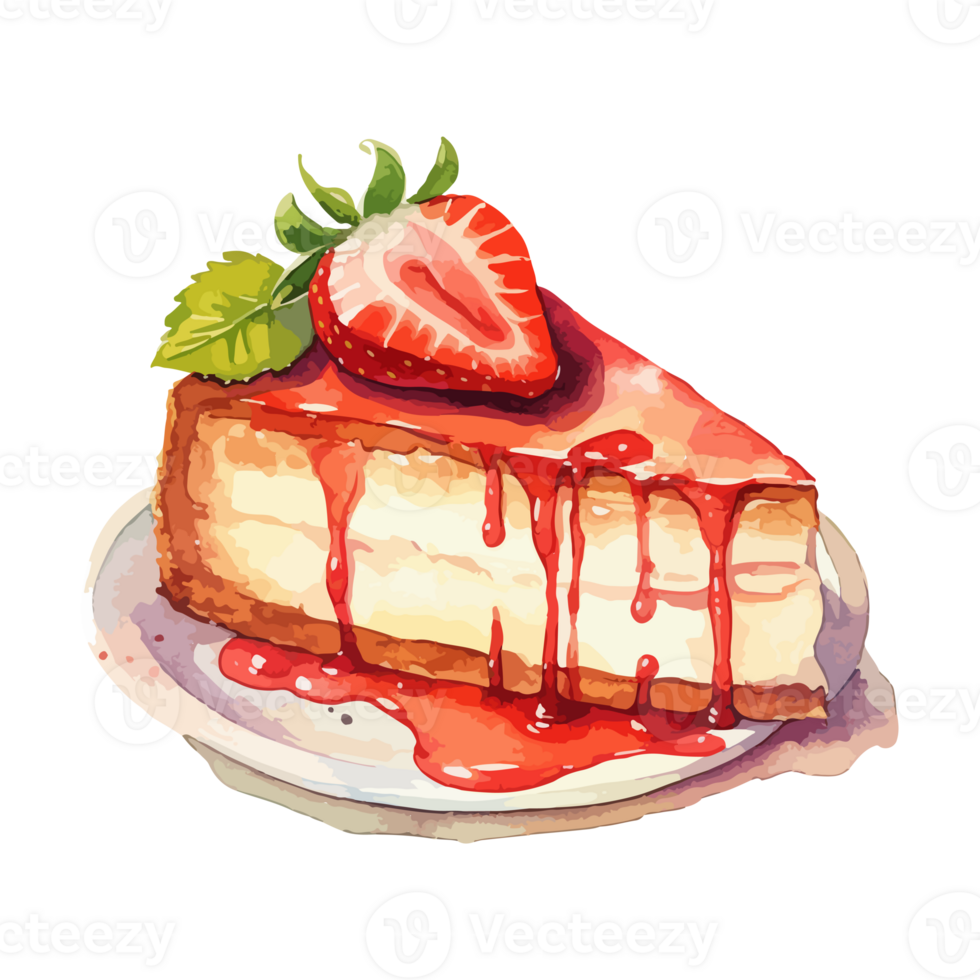 cookie dessert watercolor illustration for element, card, poster and decoration isolated on transparent background. png