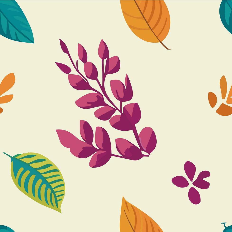 Seamless Pattern floral clipart is used to enhance designs for invitations, stationery, and creative projects, offering beautiful floral patterns that add a touch of elegance and beauty vector