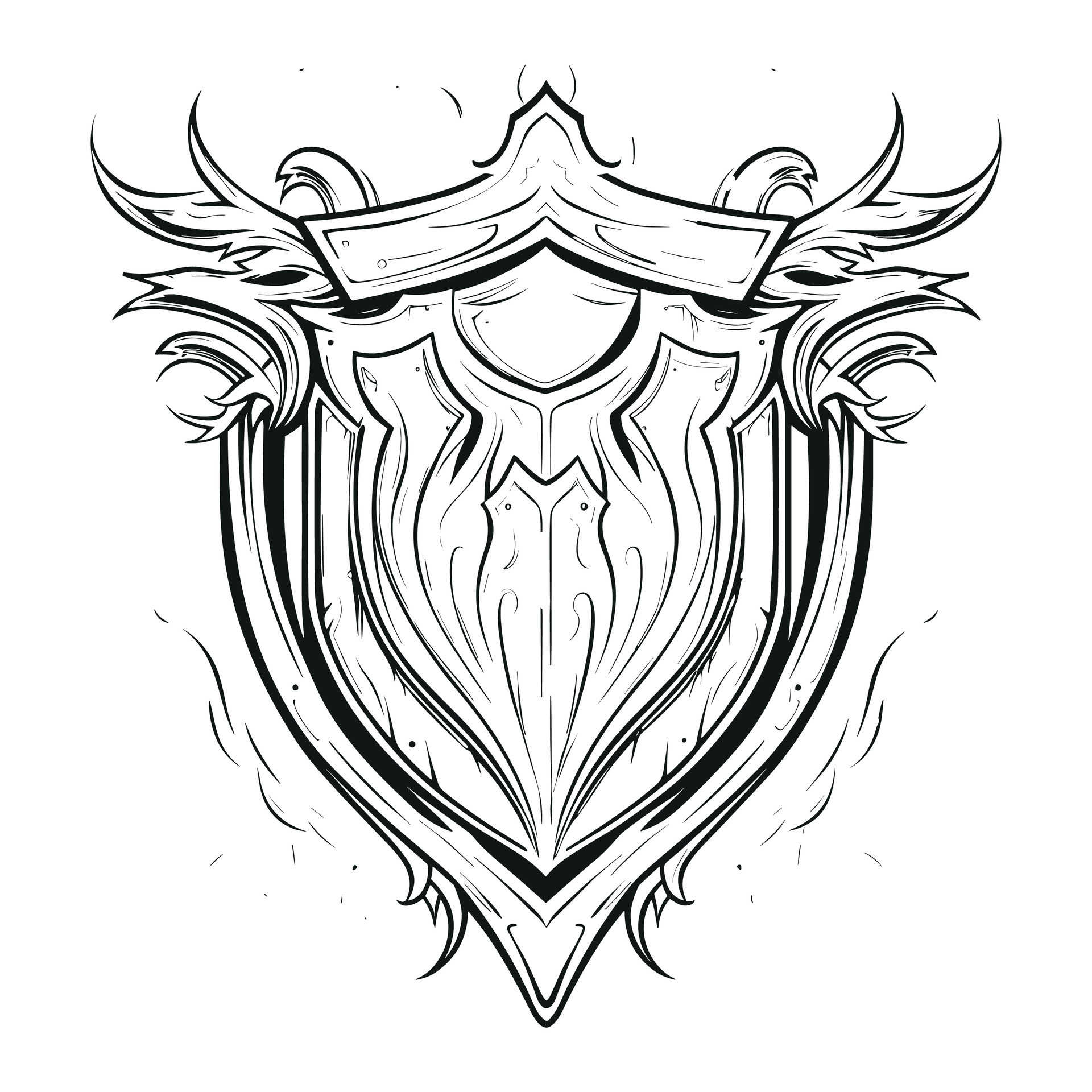 Shield vector illustration, shield vector art 25950705 Vector Art at