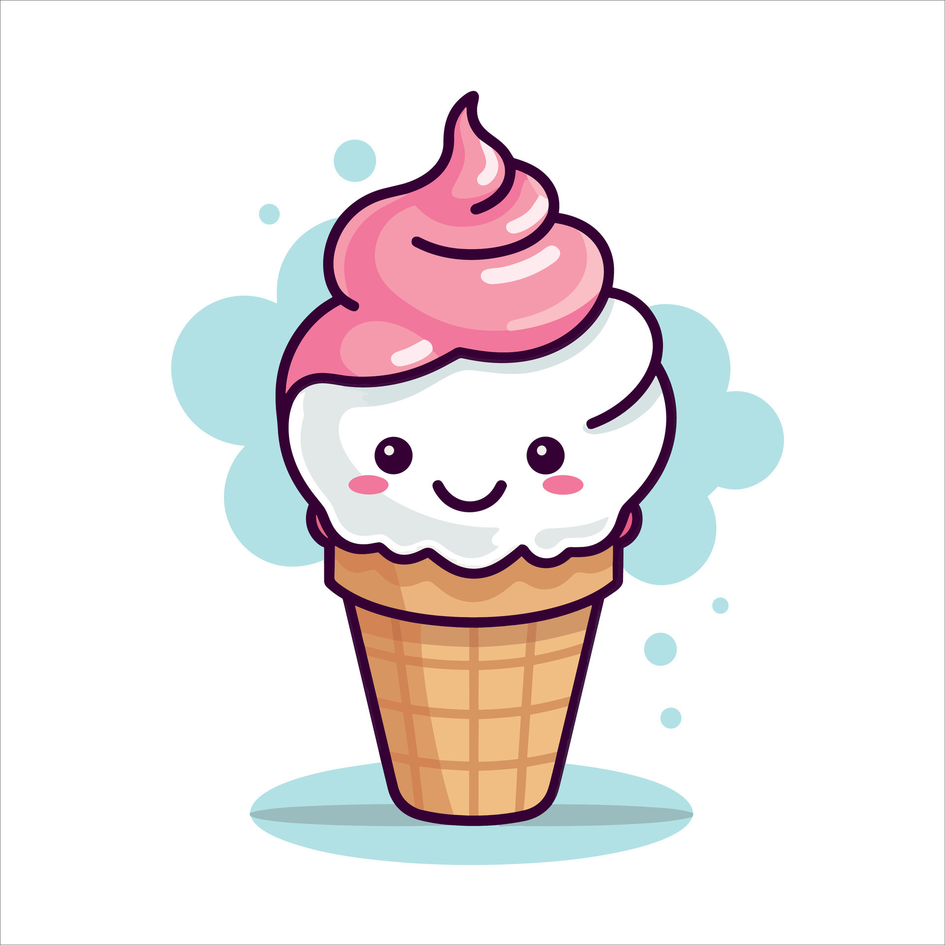 How to Draw Ice Cream - Cute Kawaii Drawings-saigonsouth.com.vn