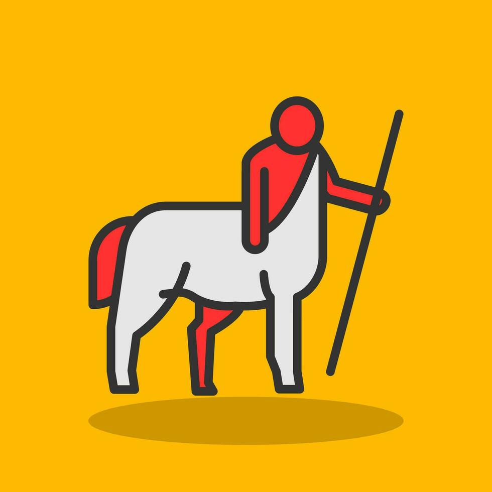 Centaur Vector Icon Design