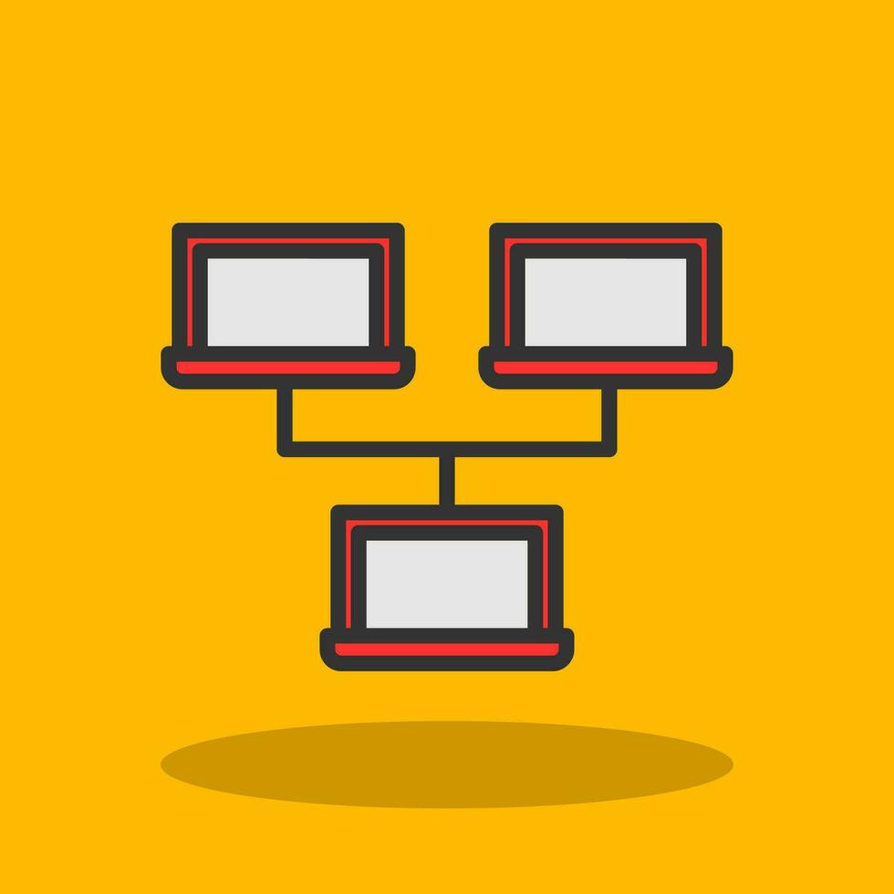 Local network Vector Icon Design