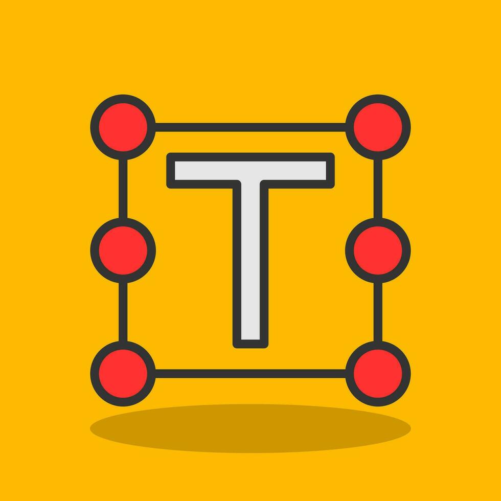 Typography Vector Icon Design