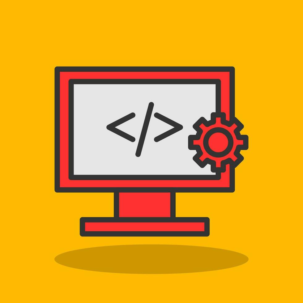 Web development Vector Icon Design